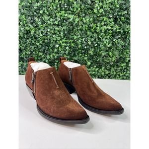 Frye Women's Sacha Moto Shootie Boot, Brown, 7 M